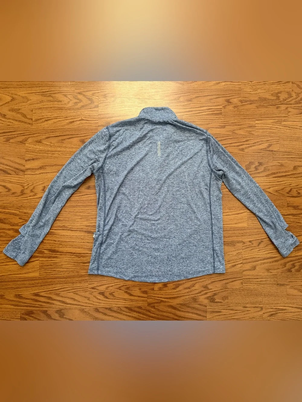 Nike Running Women’s Heather Blue Quarter-Zip Long Sleeve Top - Size Large - EUC